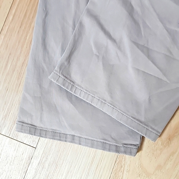 AG The graduate jeans pants straight leg relaxed zipper button beige tan 36 x 28 - Picture 12 of 12